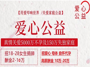 浦江捐卵助孕生子 爱心志愿者招募
